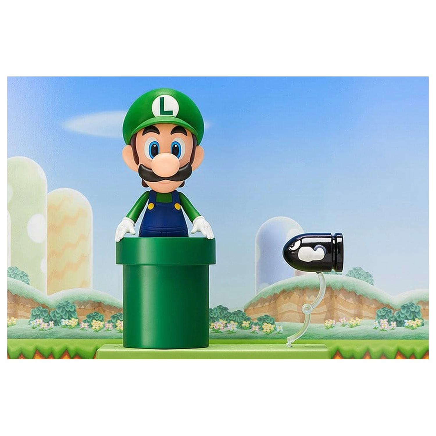 Super Mario Nendoroid Action Figure Luigi 10cm product photo