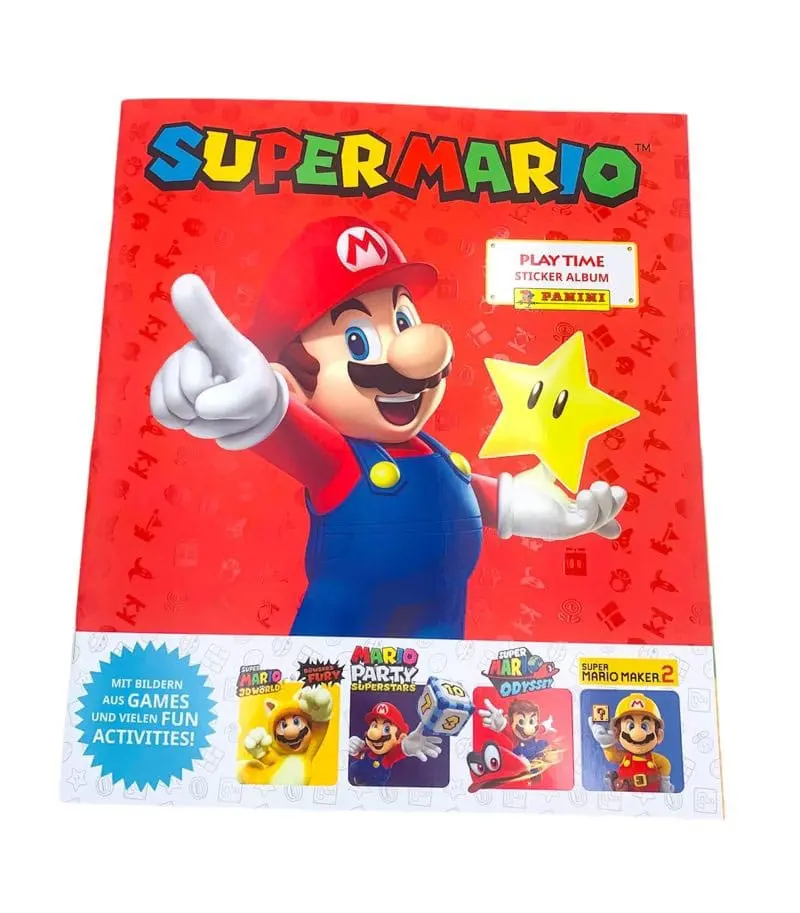 Super Mario Play Time Sticker Collection Sticker Album*German Version* termékfotó