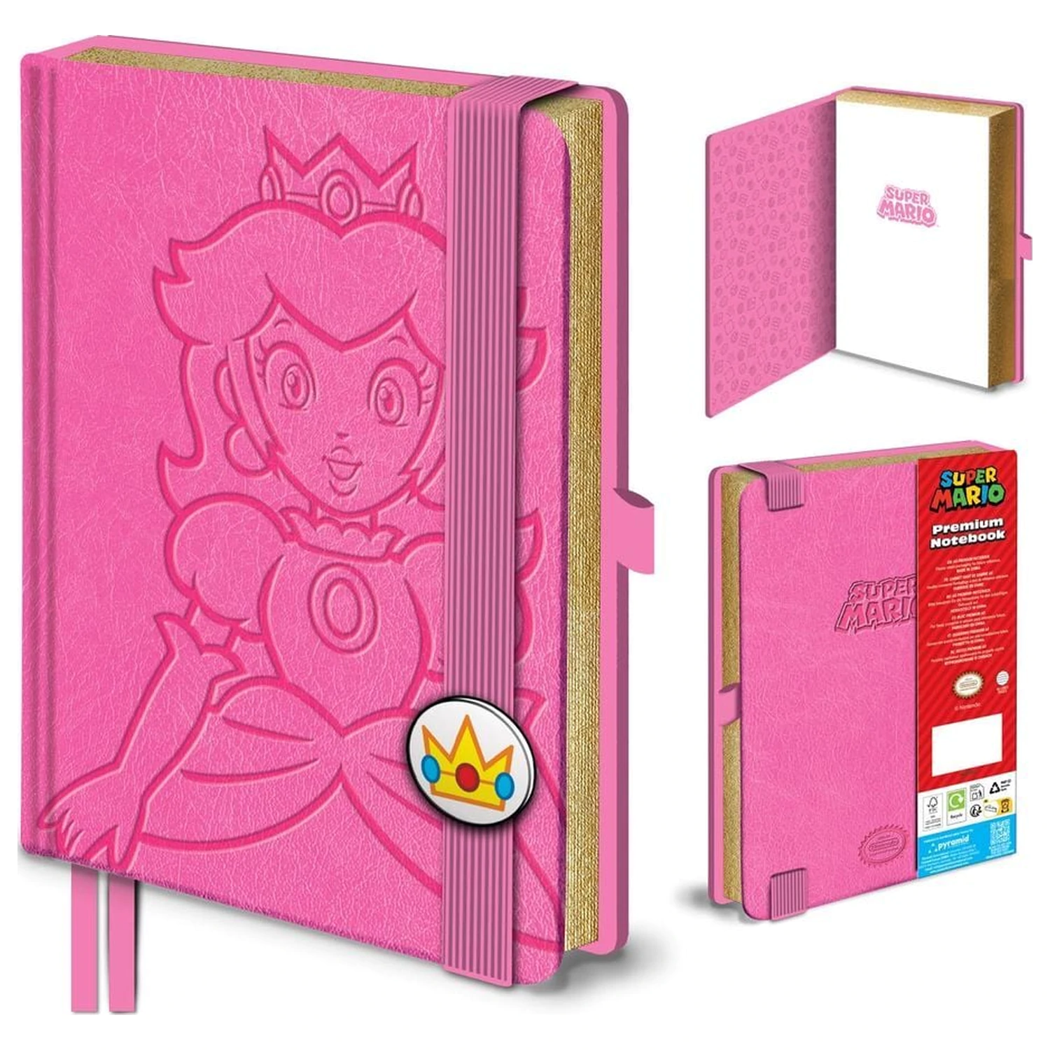 Super Mario Princess Peach A5 notebook product photo