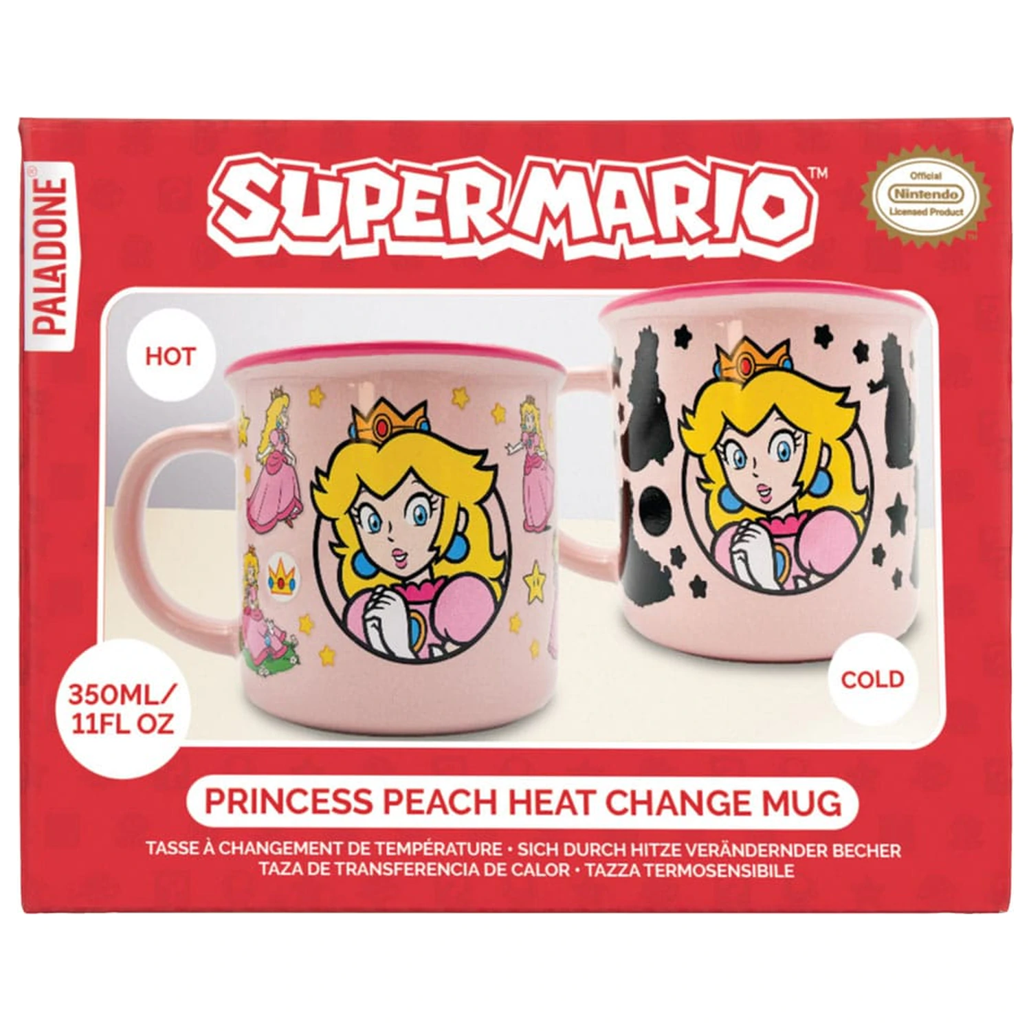 Super Mario Heat Change Mug Princess Peach product photo