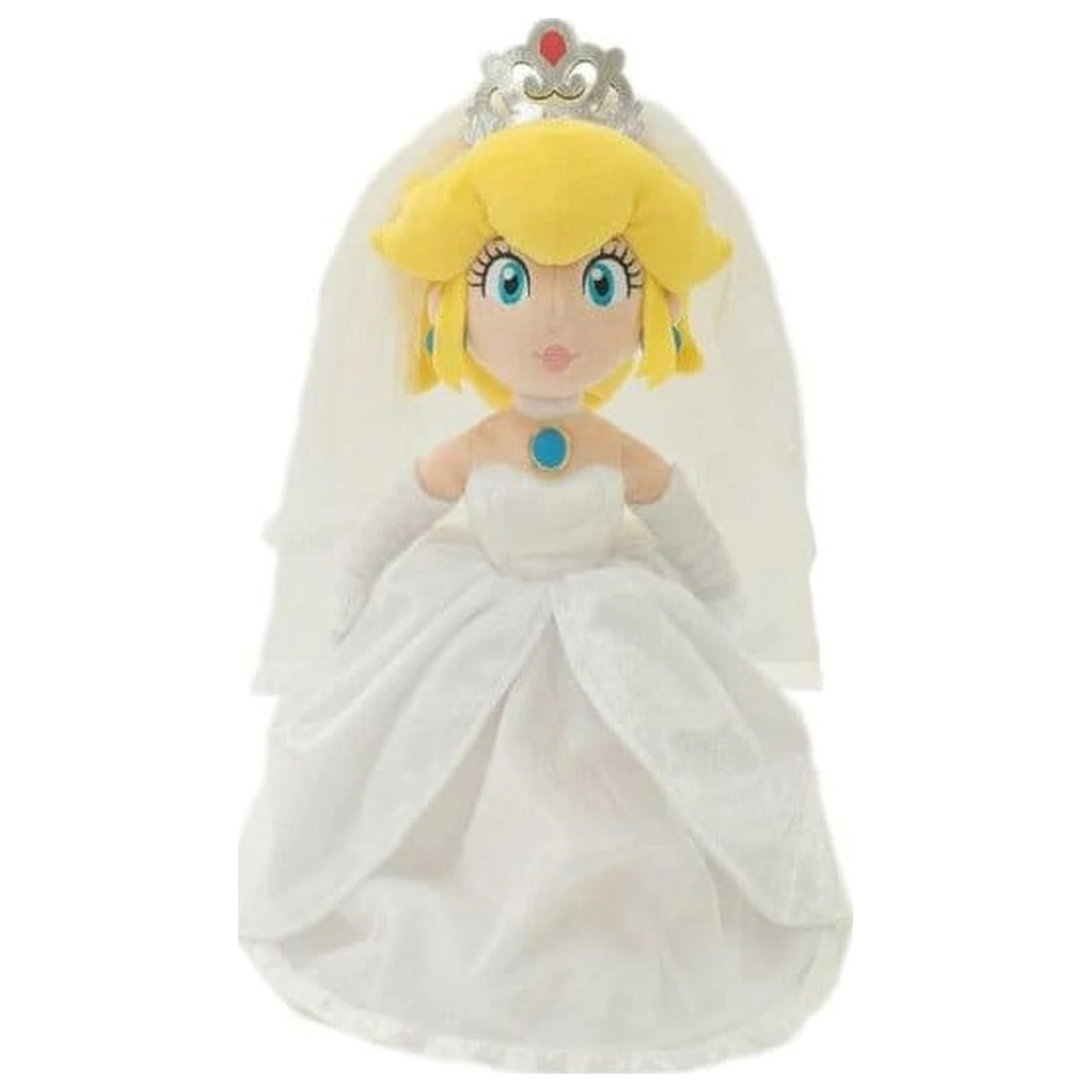 Super Mario Plush Figure Princess Peach Wedding 40 cm product photo