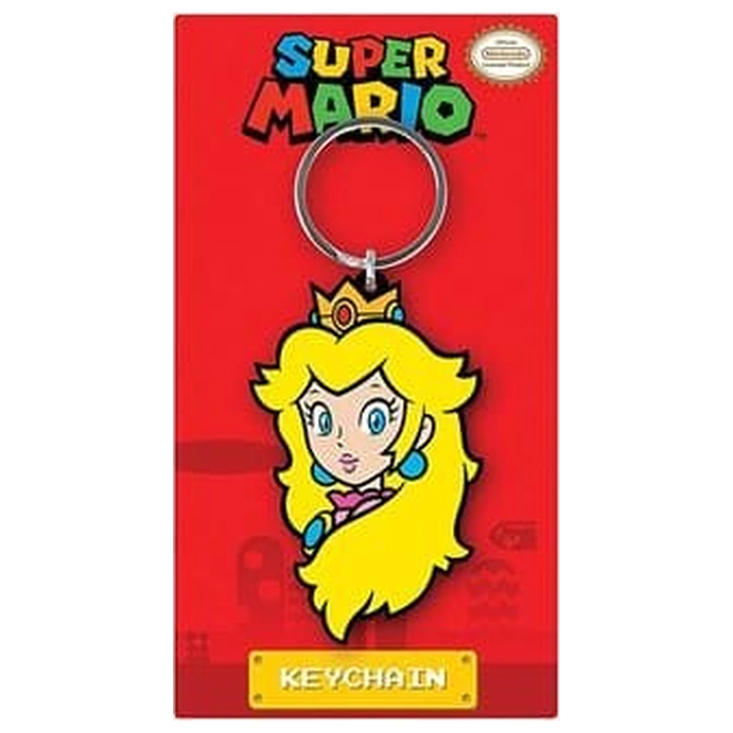 Super Mario PVC Keychain Princess Peach product photo