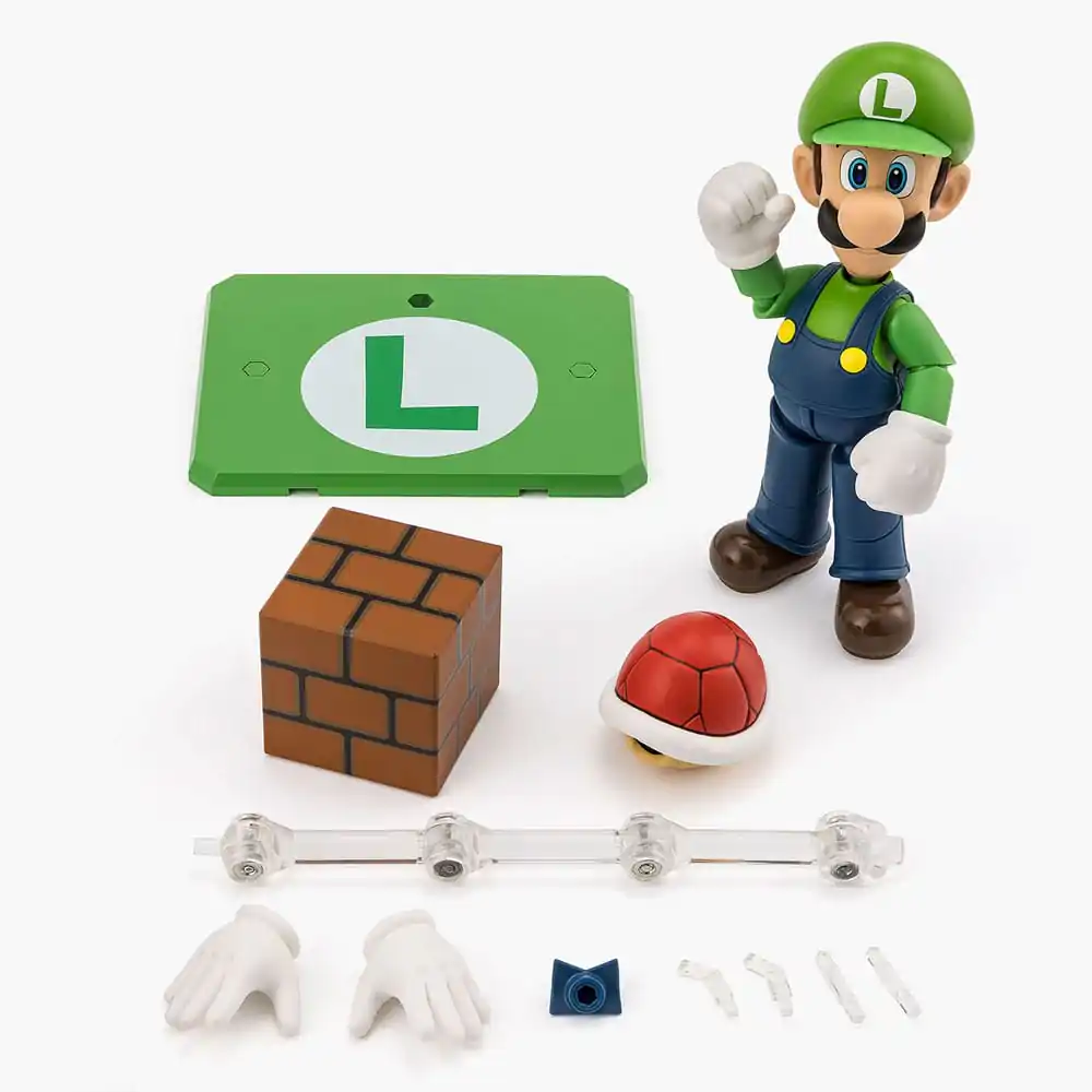 Super Mario S.H. Figuarts Action Figure Luigi 11 cm   product photo