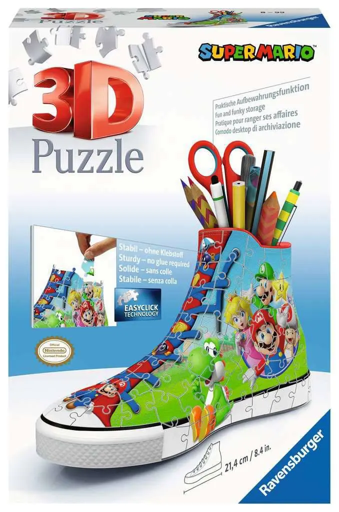 Super Mario 3D Puzzle Sneaker (108 pieces) product photo