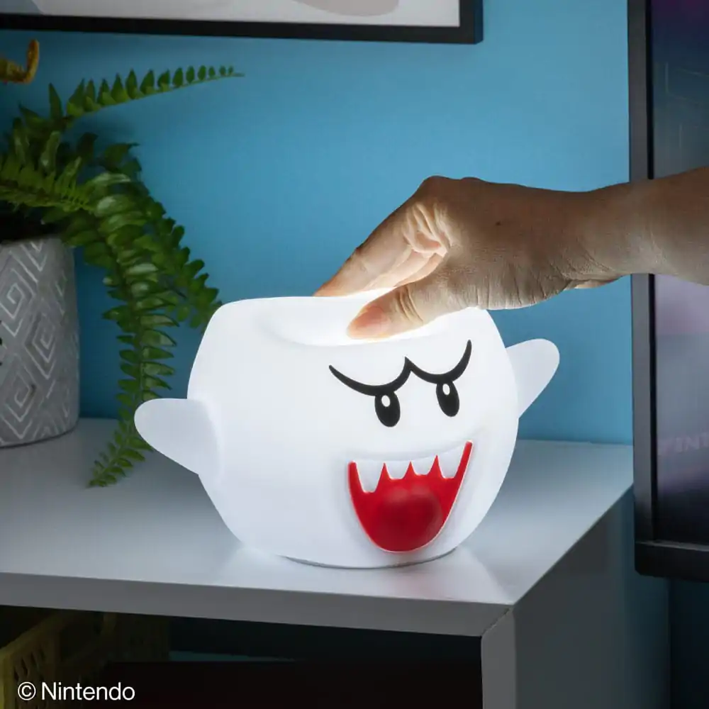 Super Mario Squishy Glo Silicon Light Boo 14 cm product photo