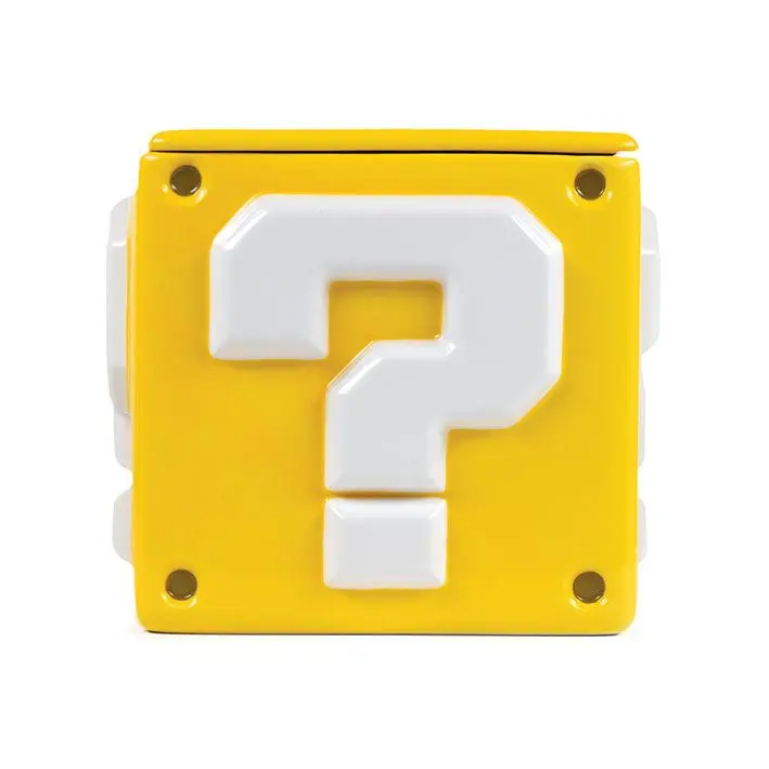 Super Mario Storage Jar Question Mark Block product photo