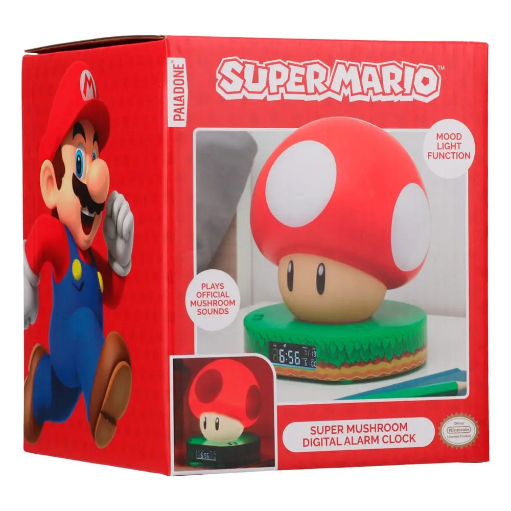 Super Mario Alarm Clock Super Mushroom termékfotó