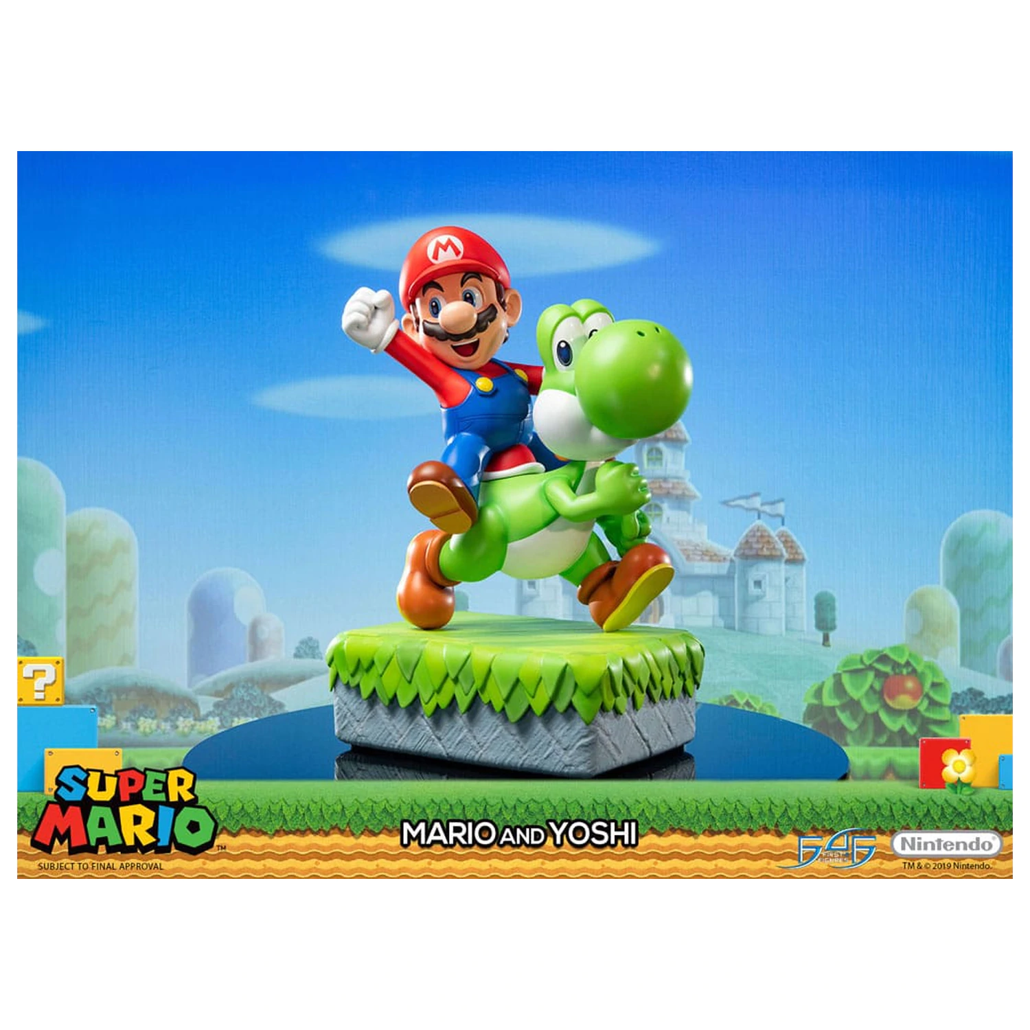 Super Mario Statue Mario & Yoshi 48 cm product photo