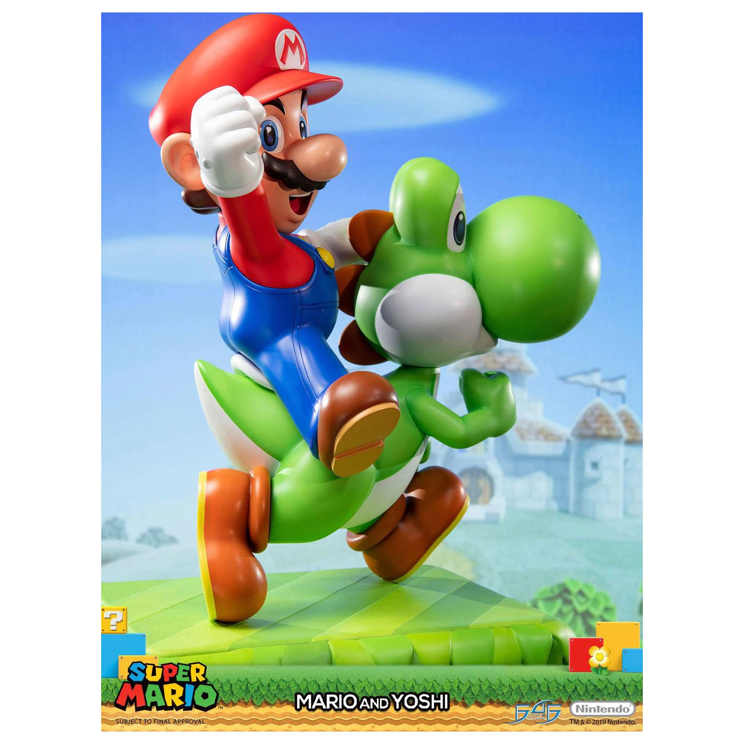 Super Mario Statue Mario & Yoshi 48 cm product photo