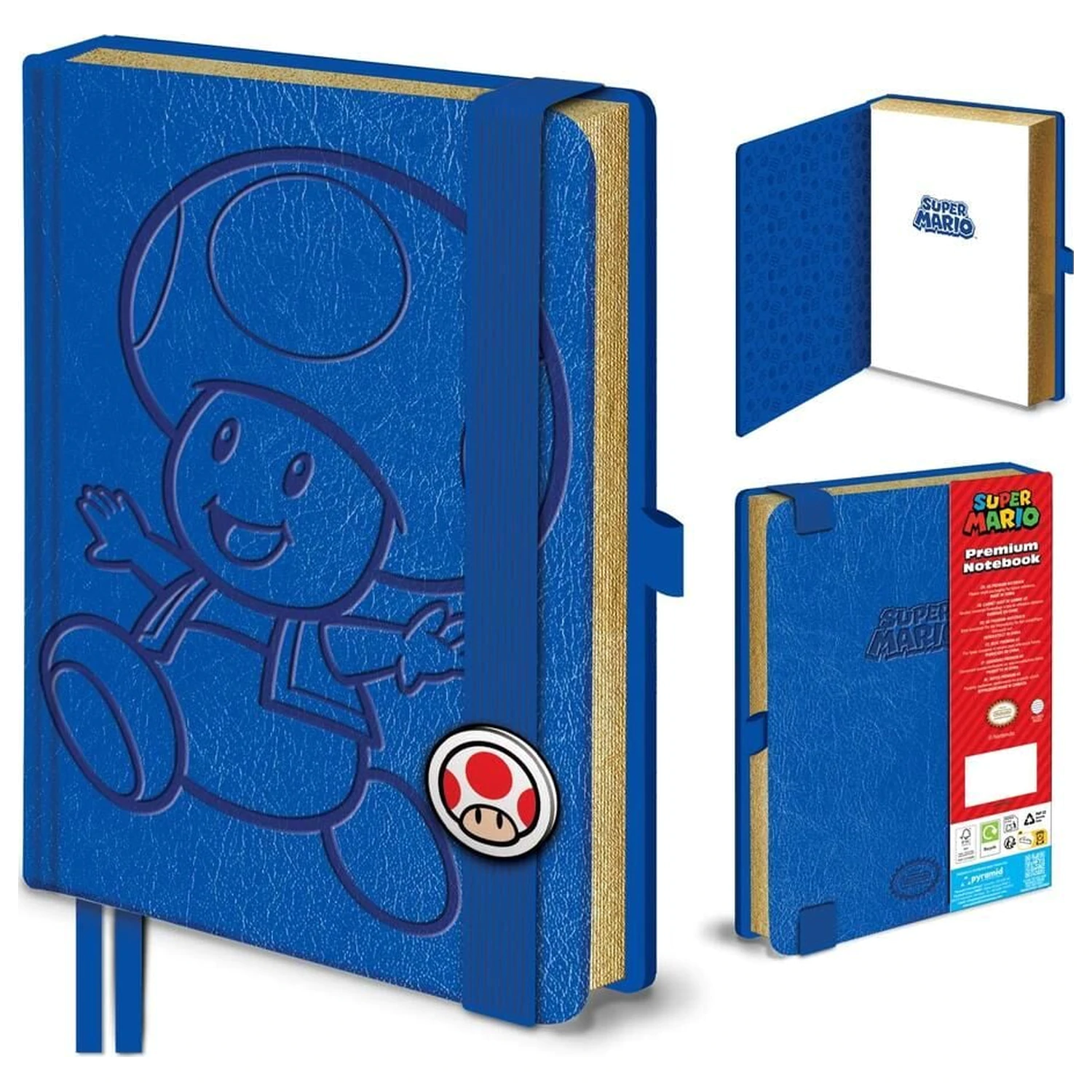 Super Mario Toad A5 notebook product photo