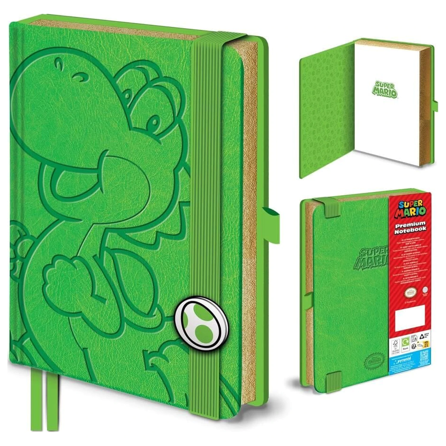 Super Mario Yoshi A5 notebook product photo