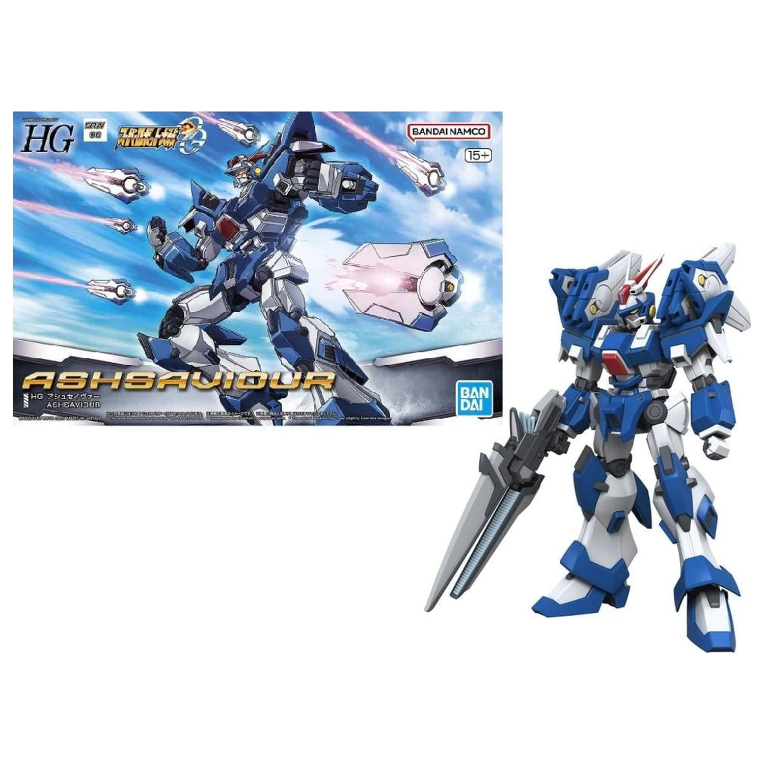 Super Robot HG Ashsaviour Model Kit product photo