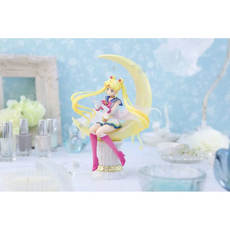 Sailor Moon Eternal FiguartsZERO Chouette PVC Statue Super Sailor Moon Bright Moon 19 cm product photo