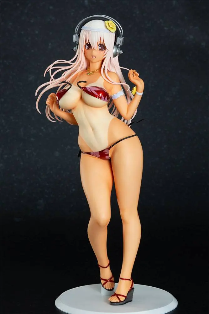 Super Sonico Statue 1/4.5 Super Sonico Summer Vacation Ver. Sun Kissed 35 cm product photo