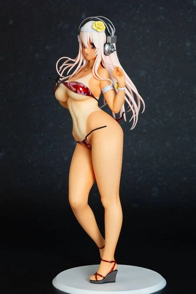 Super Sonico Statue 1/4.5 Super Sonico Summer Vacation Ver. Sun Kissed 35 cm product photo