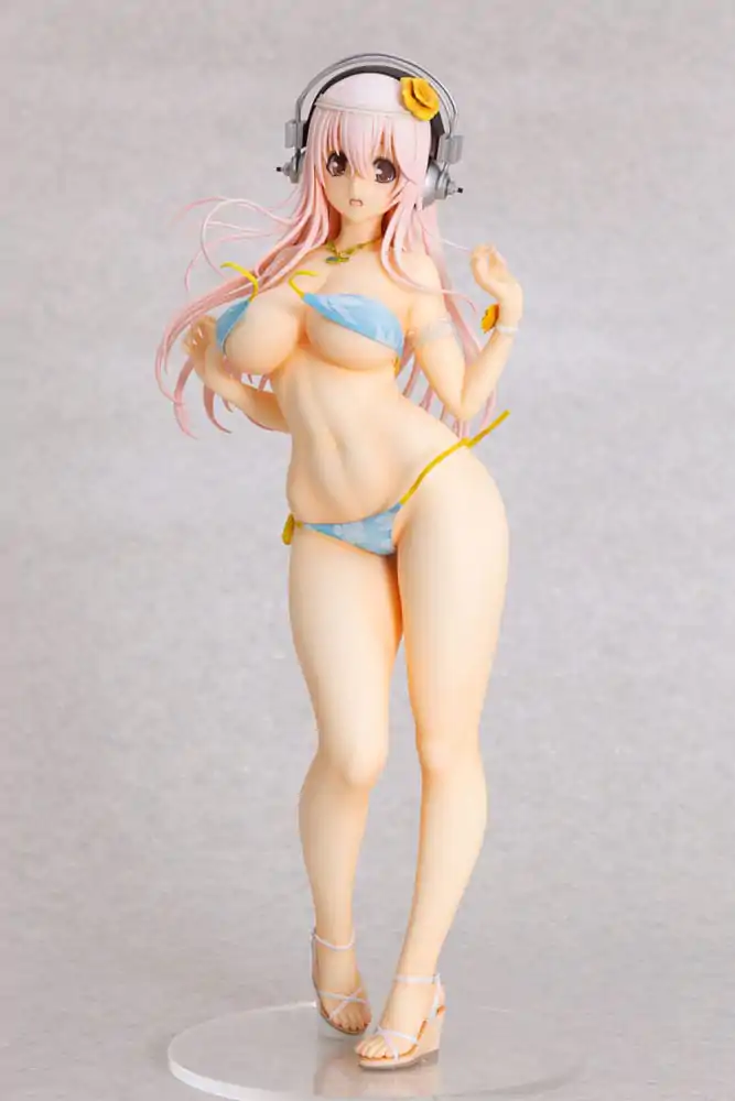 Super Sonico Statue 1/4.5 Super Sonico Summer Vacation Ver. 35 cm product photo