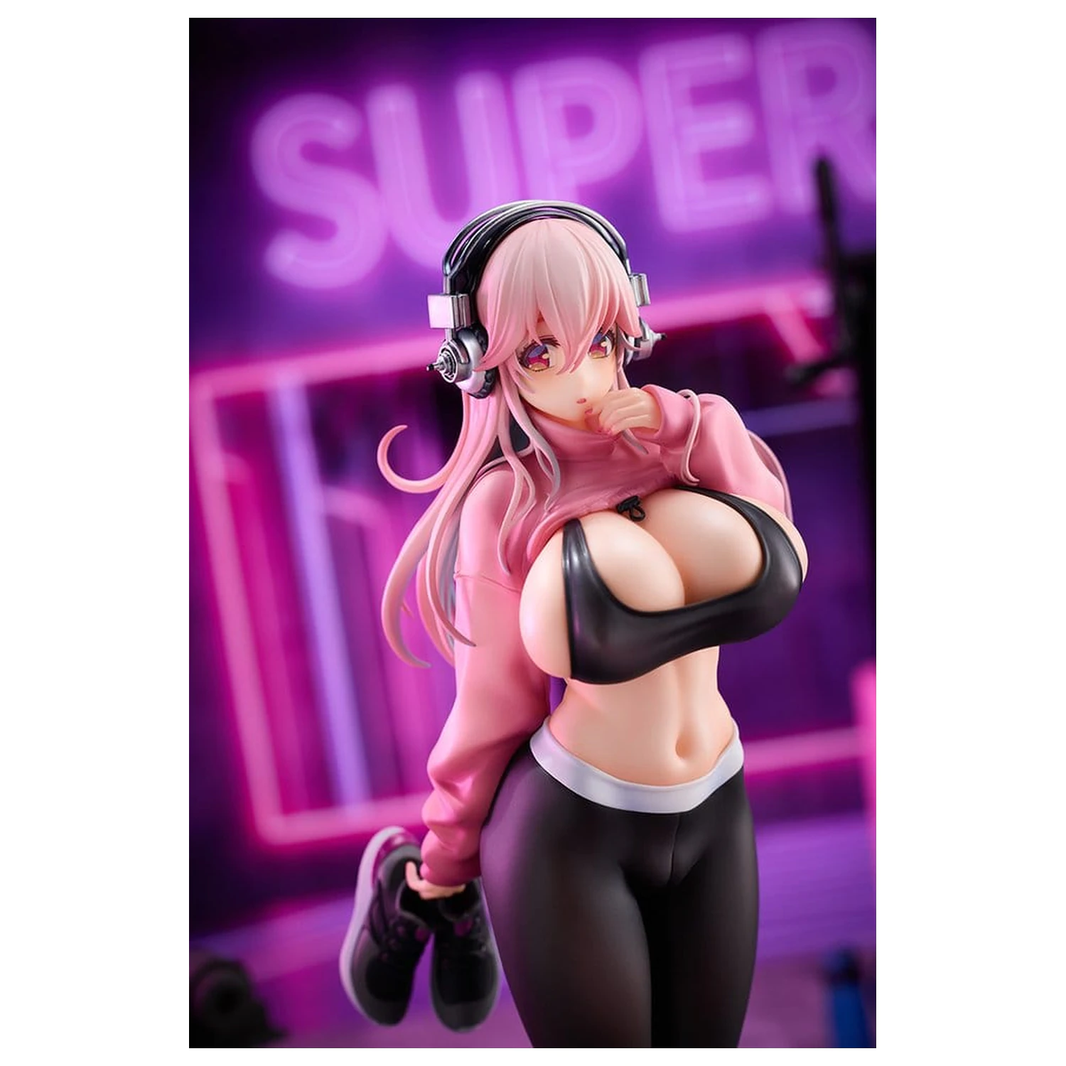Super Sonico PVC Figure 1/6 Exercise Ver. 27 cm product photo