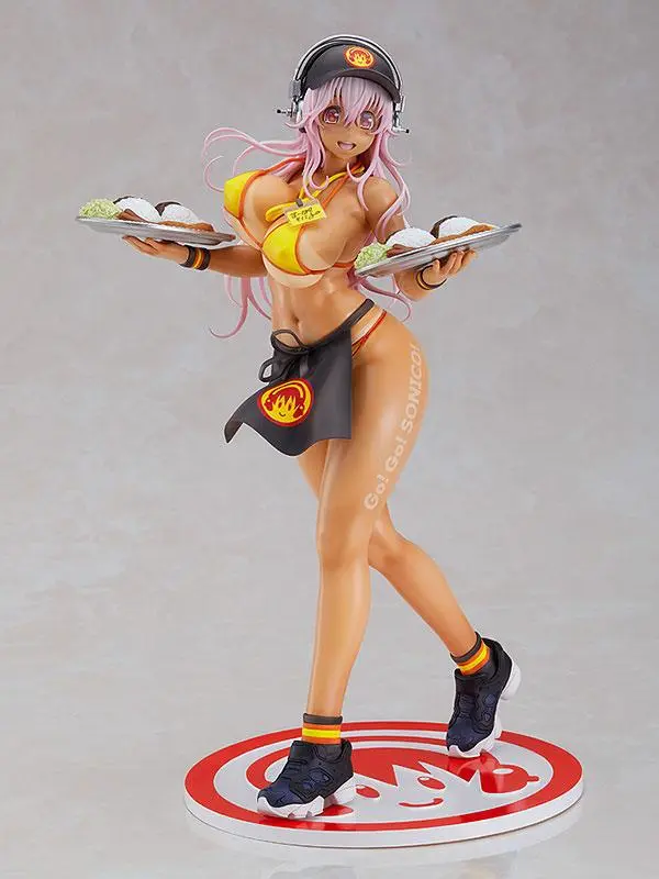 Super Sonico Figure 1/6 Super Sonico Bikini Waitress Ver. 28 cm product photo