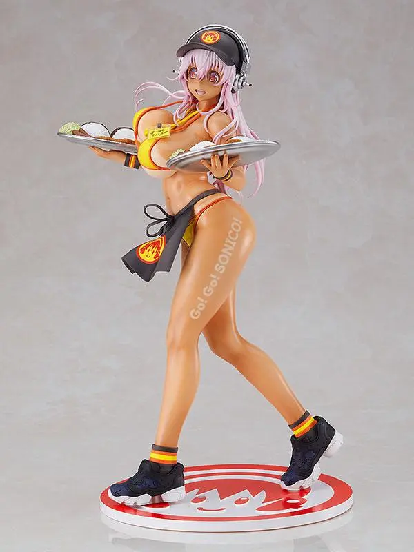 Super Sonico Figure 1/6 Super Sonico Bikini Waitress Ver. 28 cm product photo