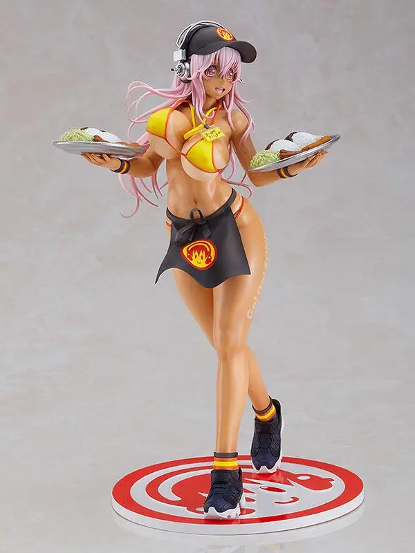 Super Sonico Figure 1/6 Super Sonico Bikini Waitress Ver. 28 cm product photo