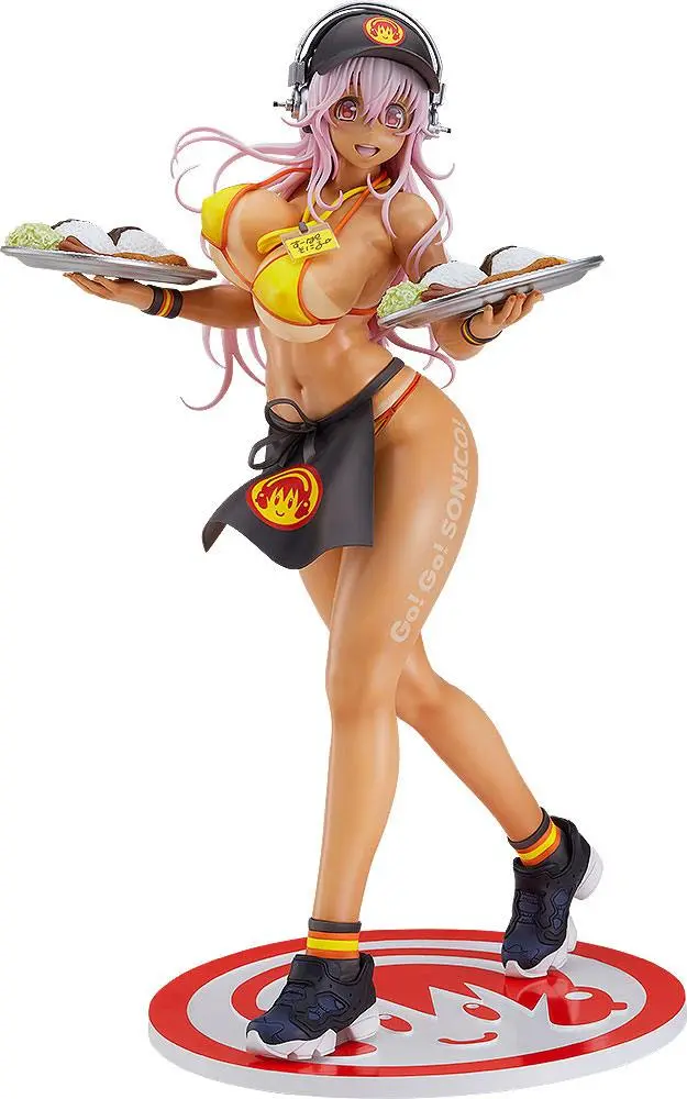 Super Sonico Figure 1/6 Super Sonico Bikini Waitress Ver. 28 cm product photo