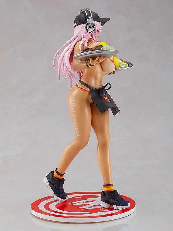 Super Sonico Figure 1/6 Super Sonico Bikini Waitress Ver. 28 cm product photo
