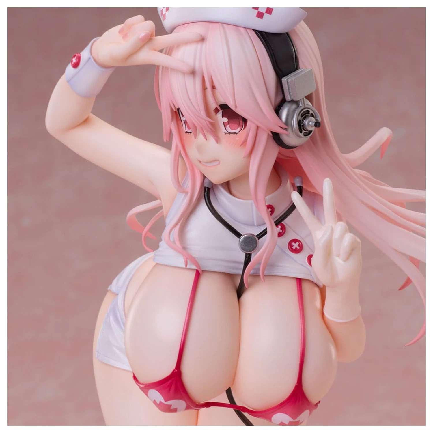 Super Sonico PVC Statue 1/6 Super Sonico Nurse Bikini Ver. 22 cm product photo