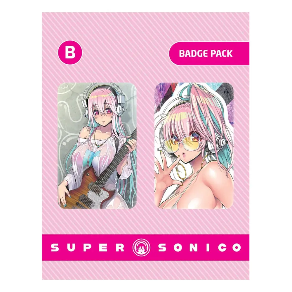 Super Sonico Pin Badges 2-Pack Set B termékfotó