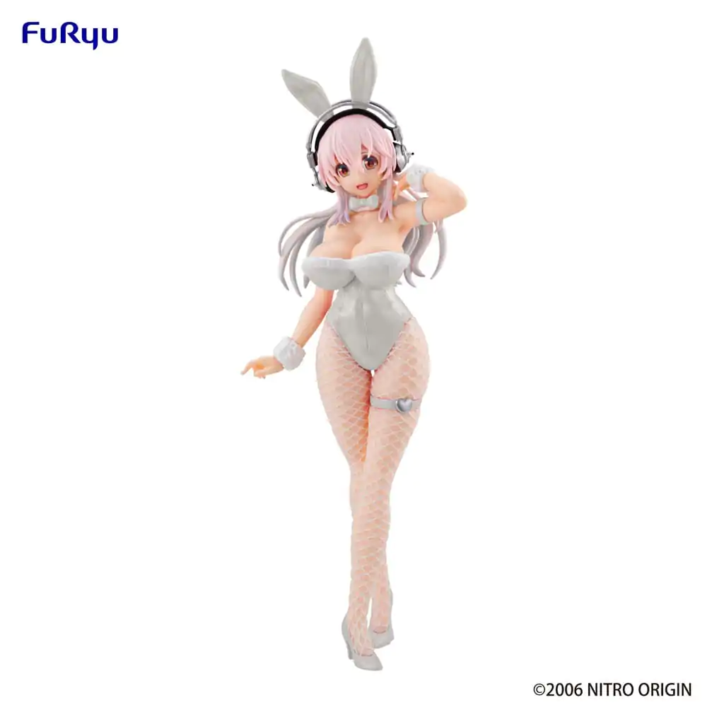 Super Sonico BiCute Bunnies PVC Statue Pearl White Ver. 30 cm termékfotó