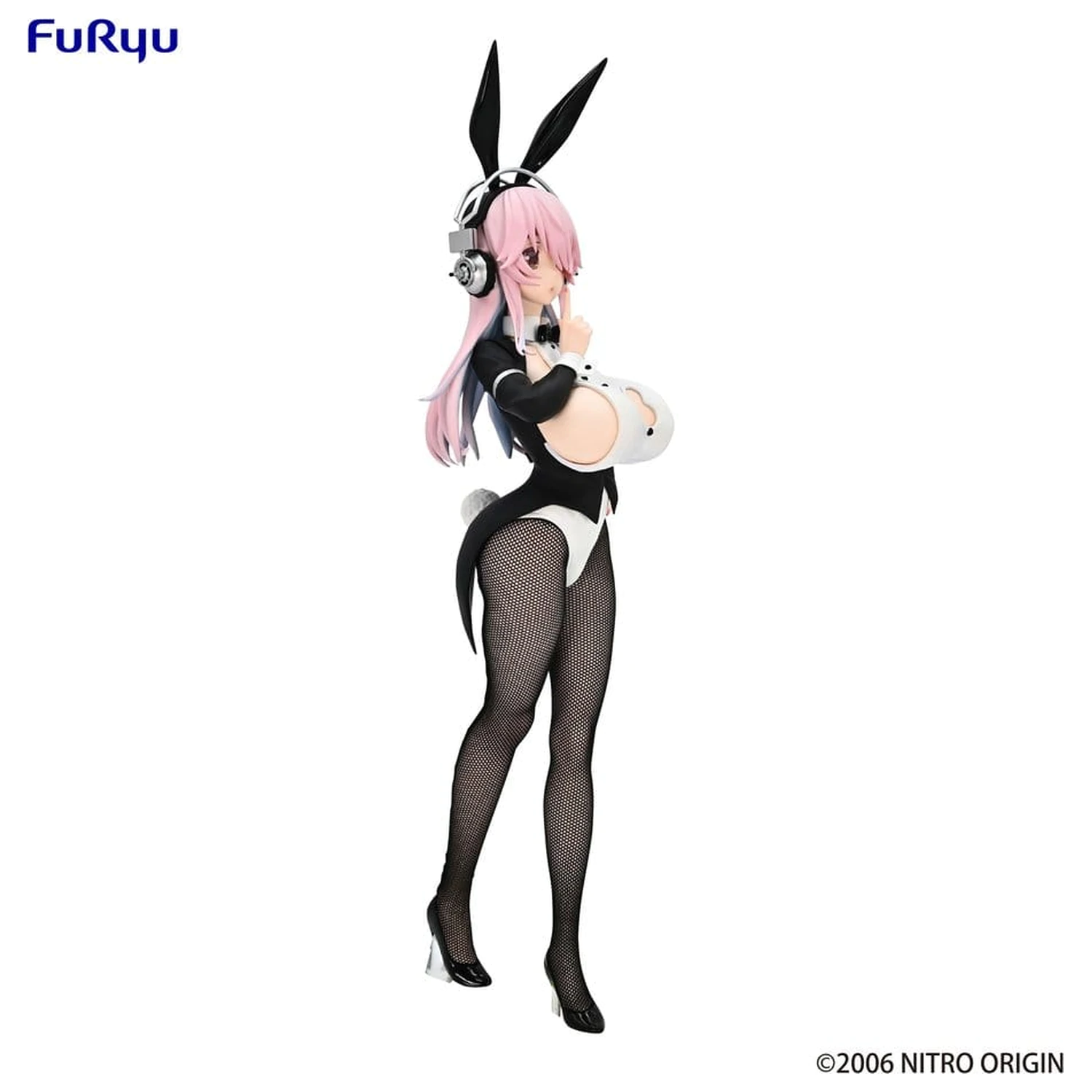 Super Sonico BiCute Bunnies PVC Figure Newly Drawn Costume Tailcoat Ver. 30 cm product photo