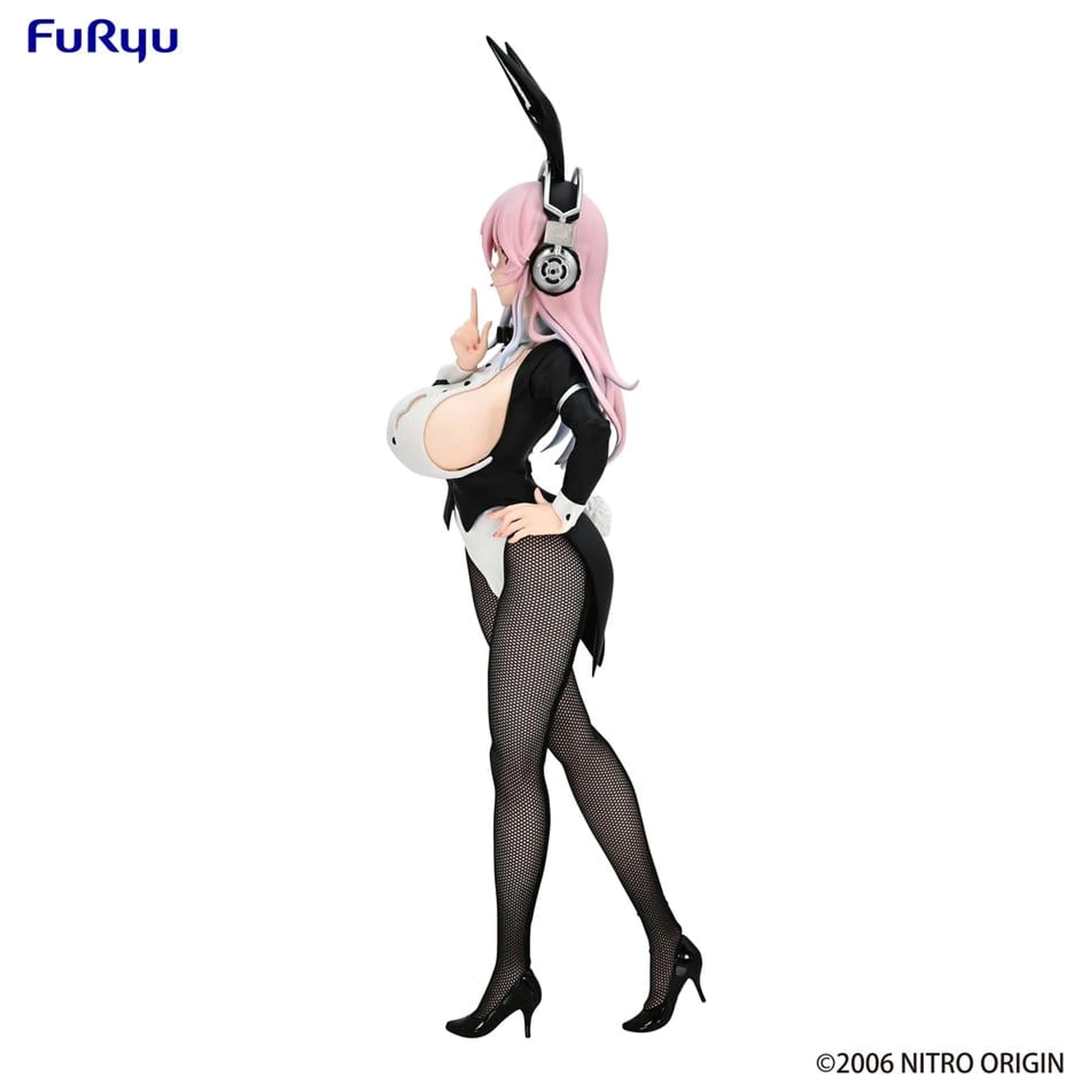 Super Sonico BiCute Bunnies PVC Figure Newly Drawn Costume Tailcoat Ver. 30 cm product photo