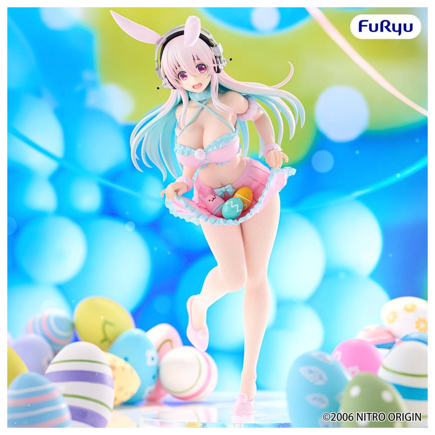 Super Sonico BiCute Bunnies PVC Figure Pastel Easter Ver. 29 cm product photo