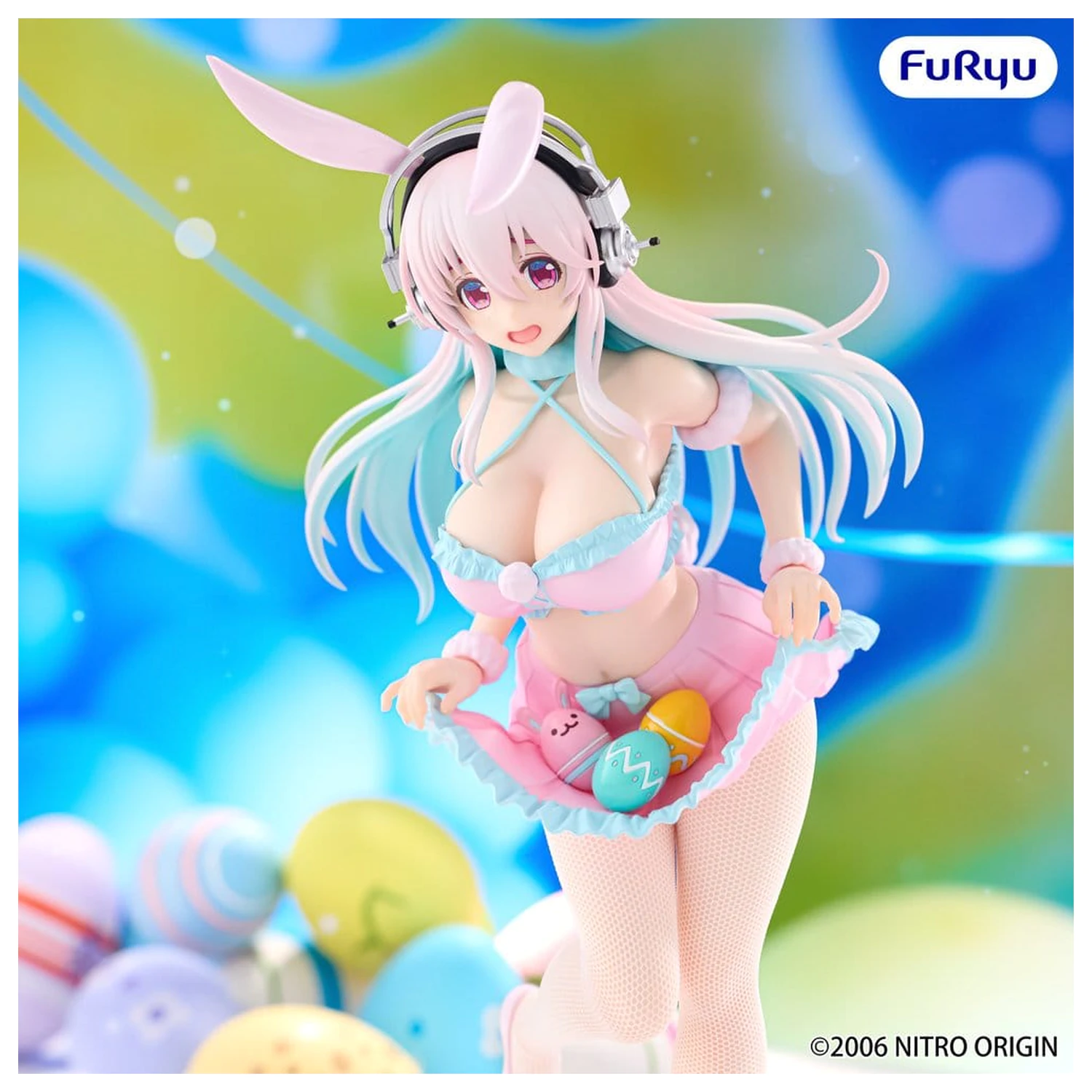 Super Sonico BiCute Bunnies PVC Figure Pastel Easter Ver. 29 cm product photo