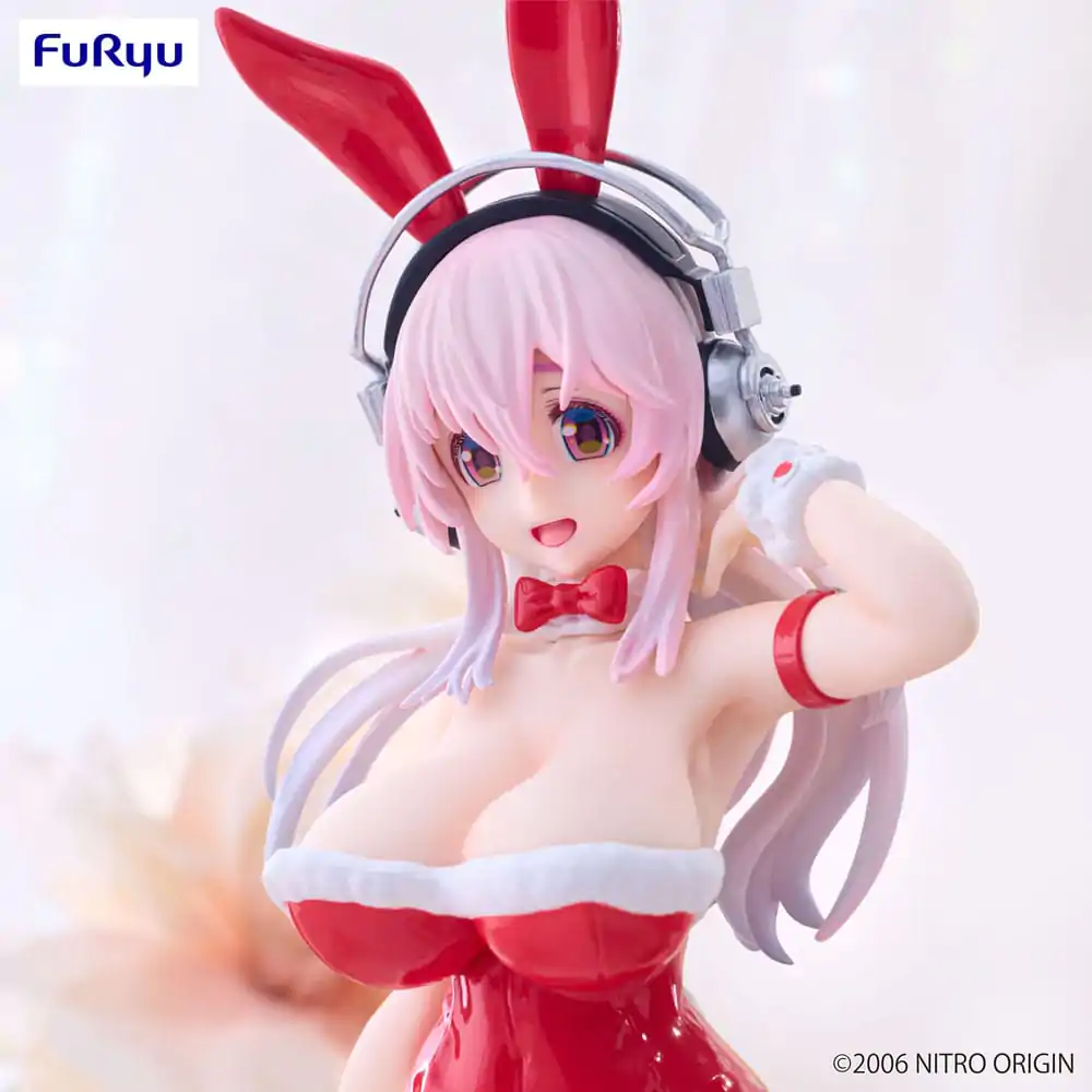 Super Sonico BiCute Bunnies PVC Statue Red Color Ver. 30 cm product photo