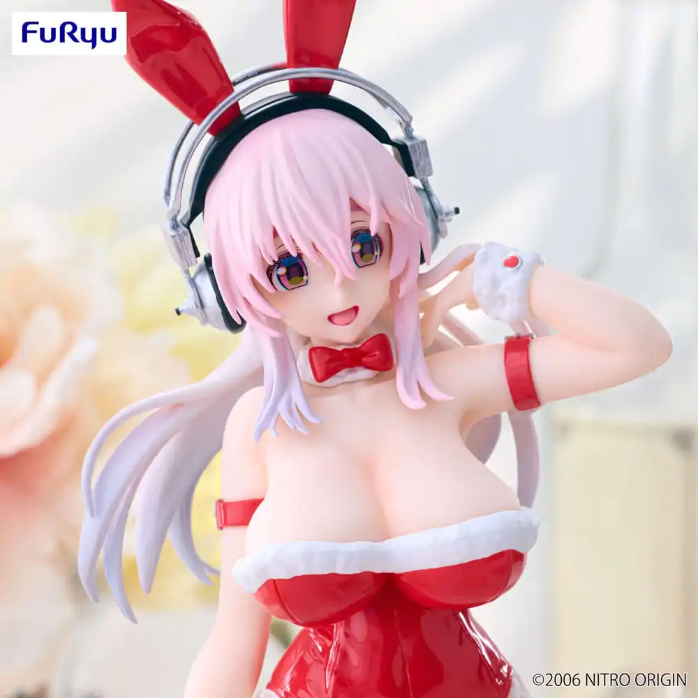 Super Sonico BiCute Bunnies PVC Statue Red Color Ver. 30 cm product photo