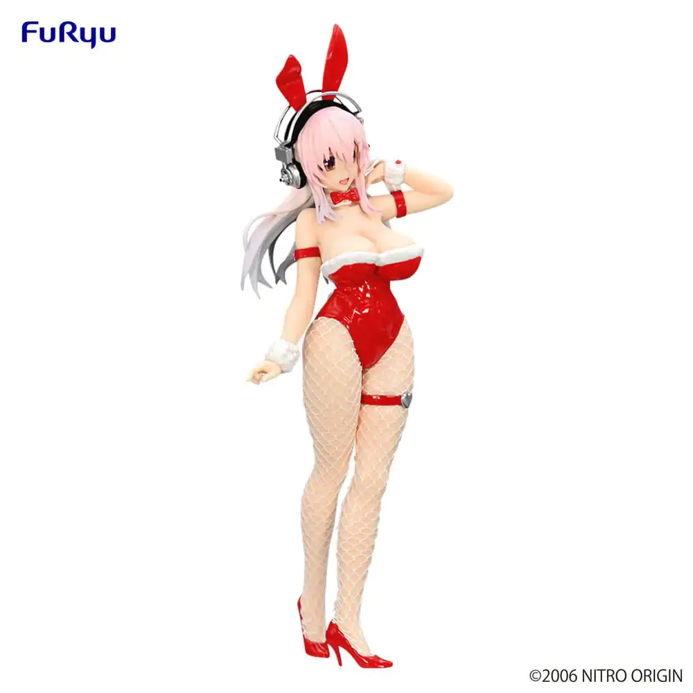 Super Sonico BiCute Bunnies PVC Statue Red Color Ver. 30 cm product photo