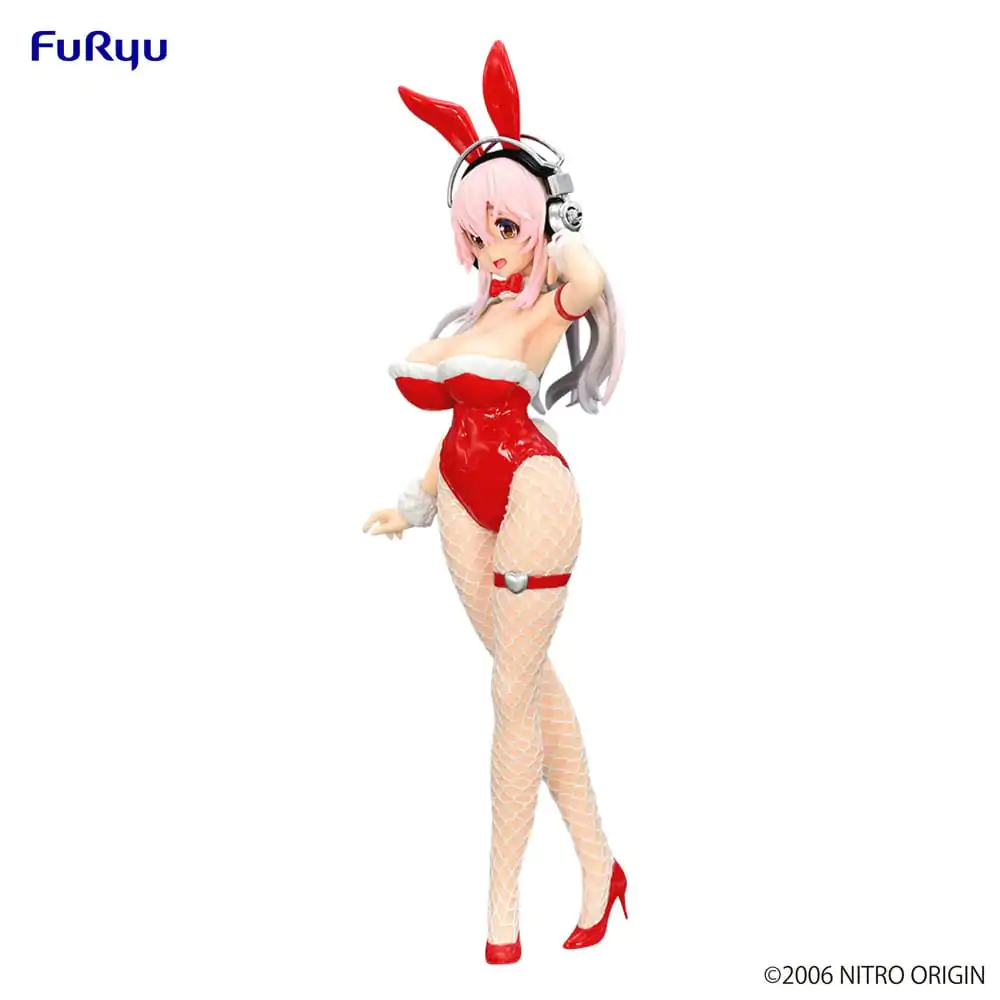 Super Sonico BiCute Bunnies PVC Statue Red Color Ver. 30 cm product photo