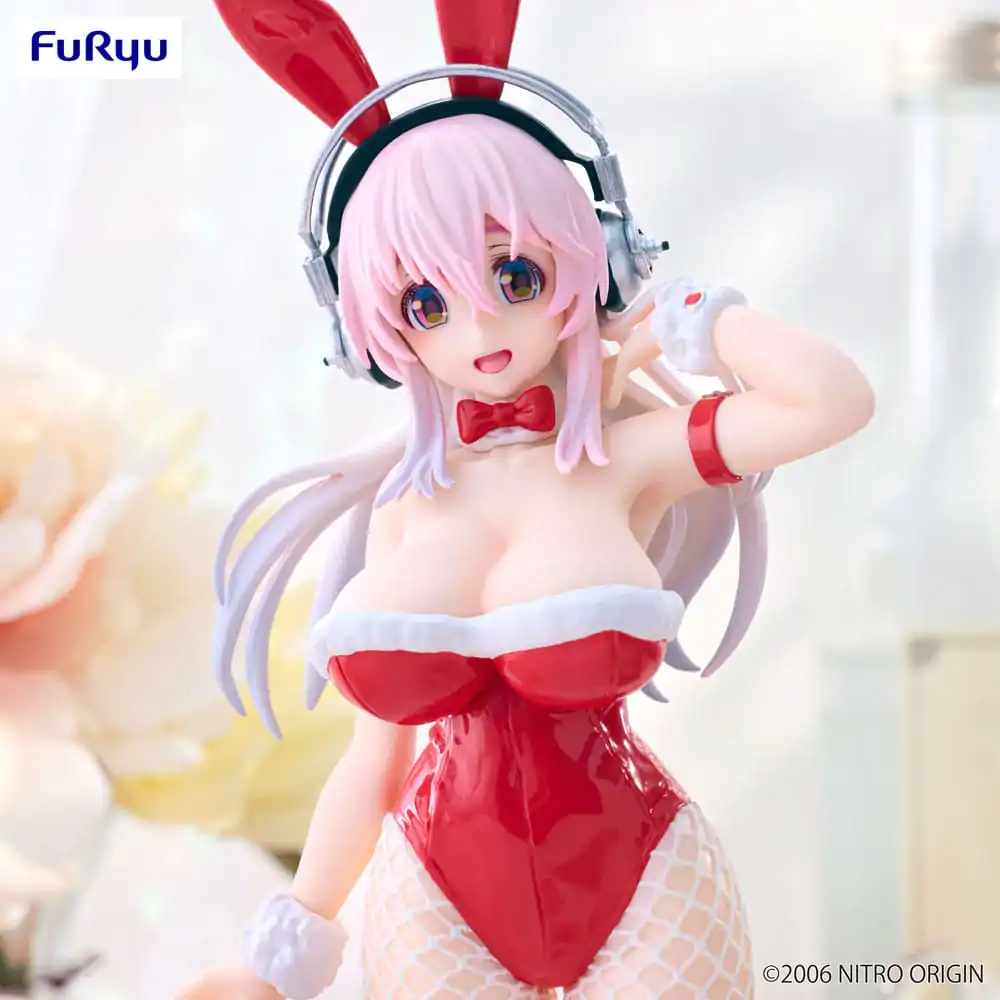 Super Sonico BiCute Bunnies PVC Statue Red Color Ver. 30 cm product photo