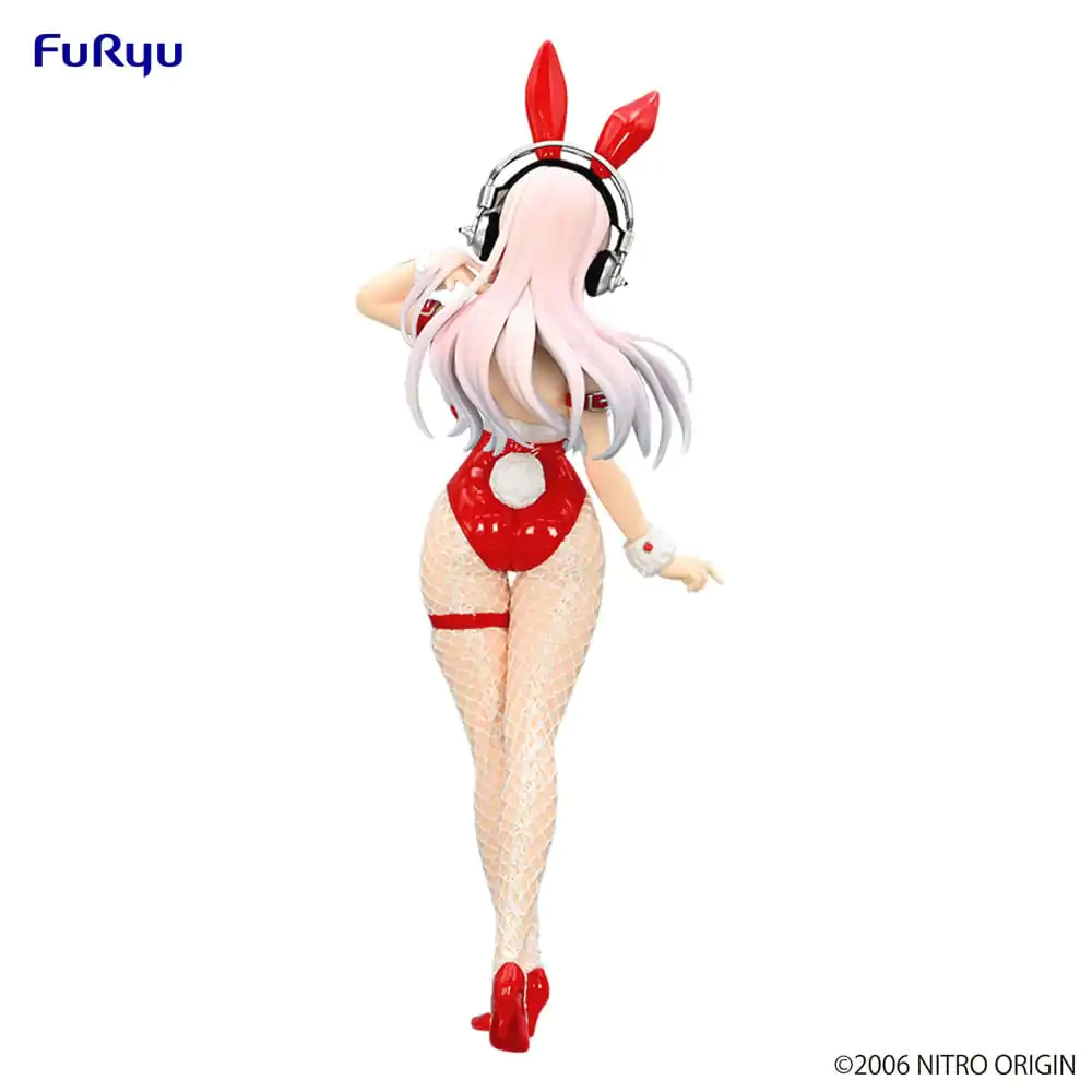 Super Sonico BiCute Bunnies PVC Statue Red Color Ver. 30 cm product photo