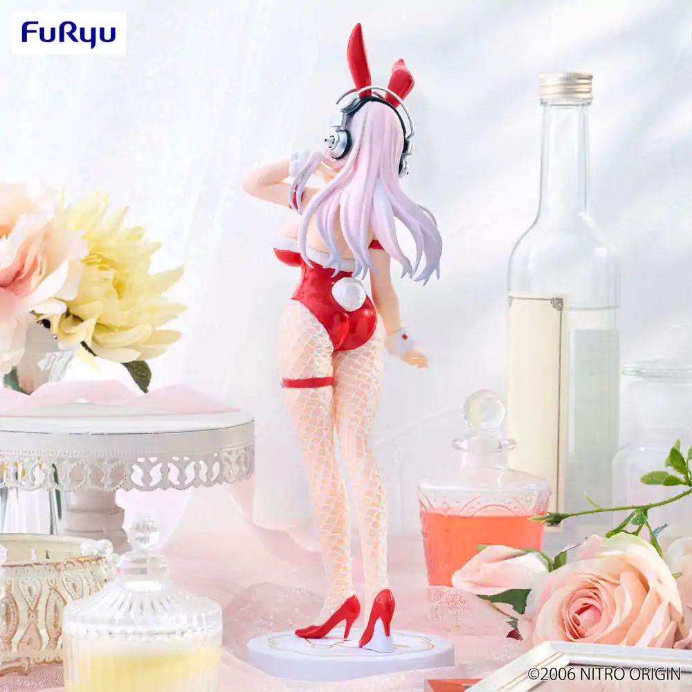 Super Sonico BiCute Bunnies PVC Statue Red Color Ver. 30 cm product photo