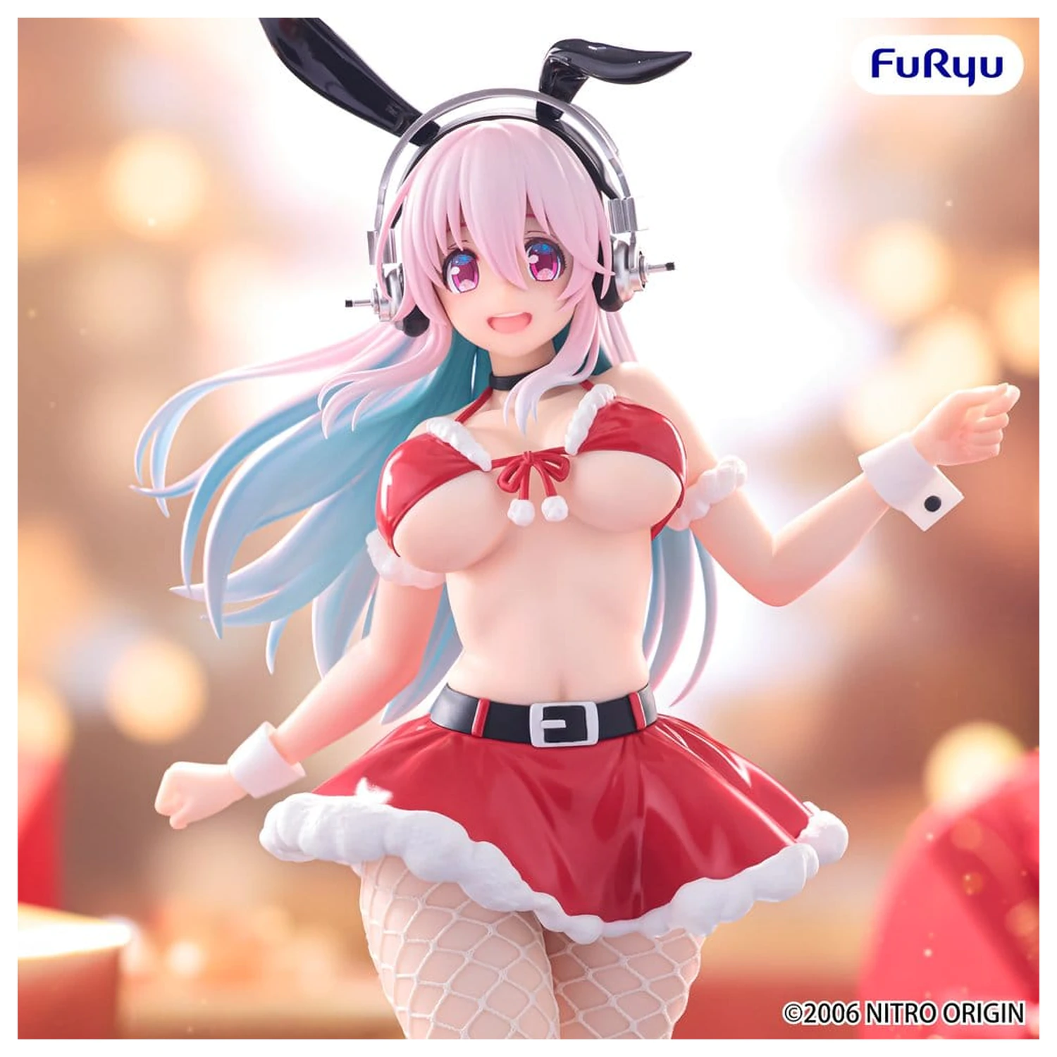 Super Sonico BiCute Bunnies PVC Figure Santa Ver. 30 cm product photo
