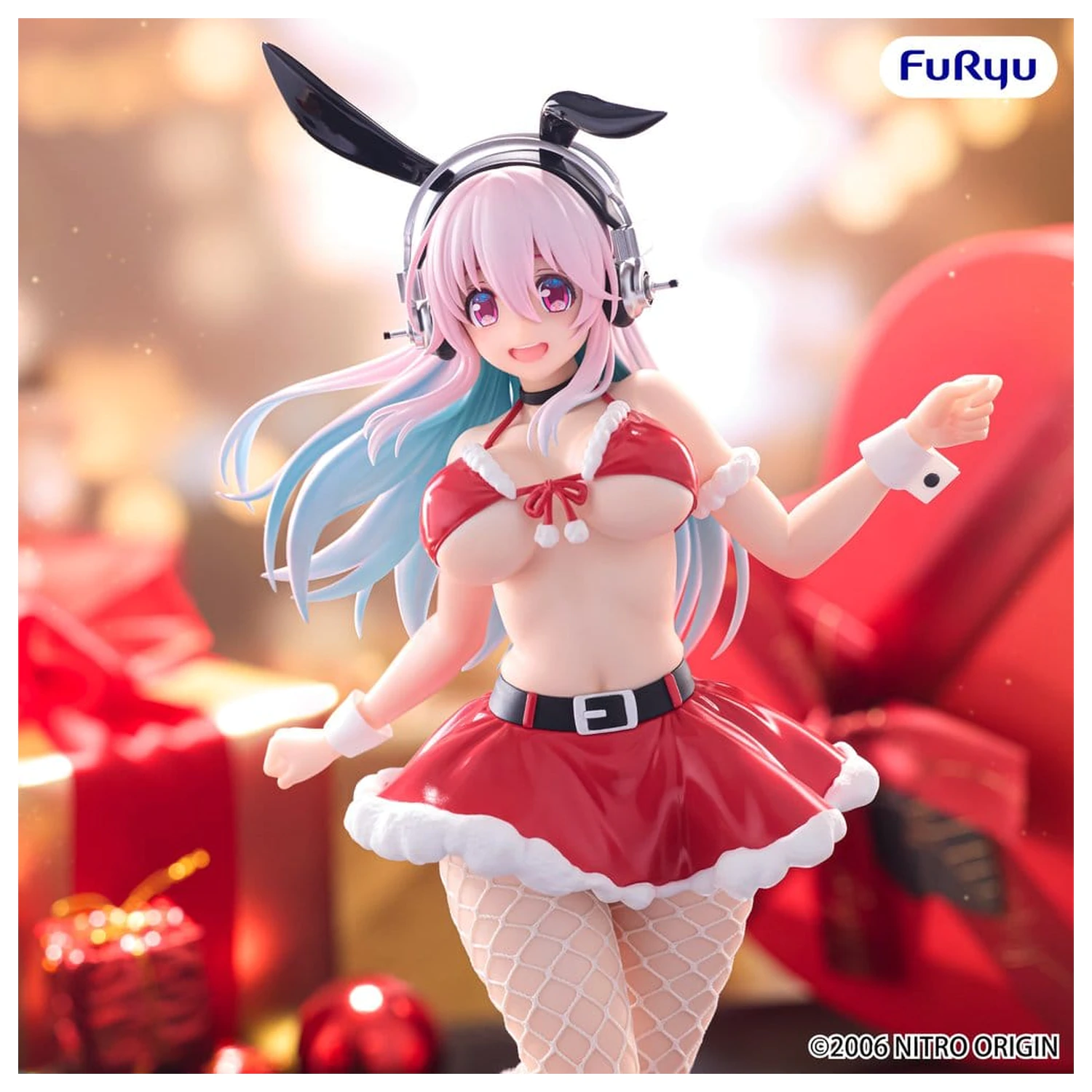 Super Sonico BiCute Bunnies PVC Figure Santa Ver. 30 cm product photo