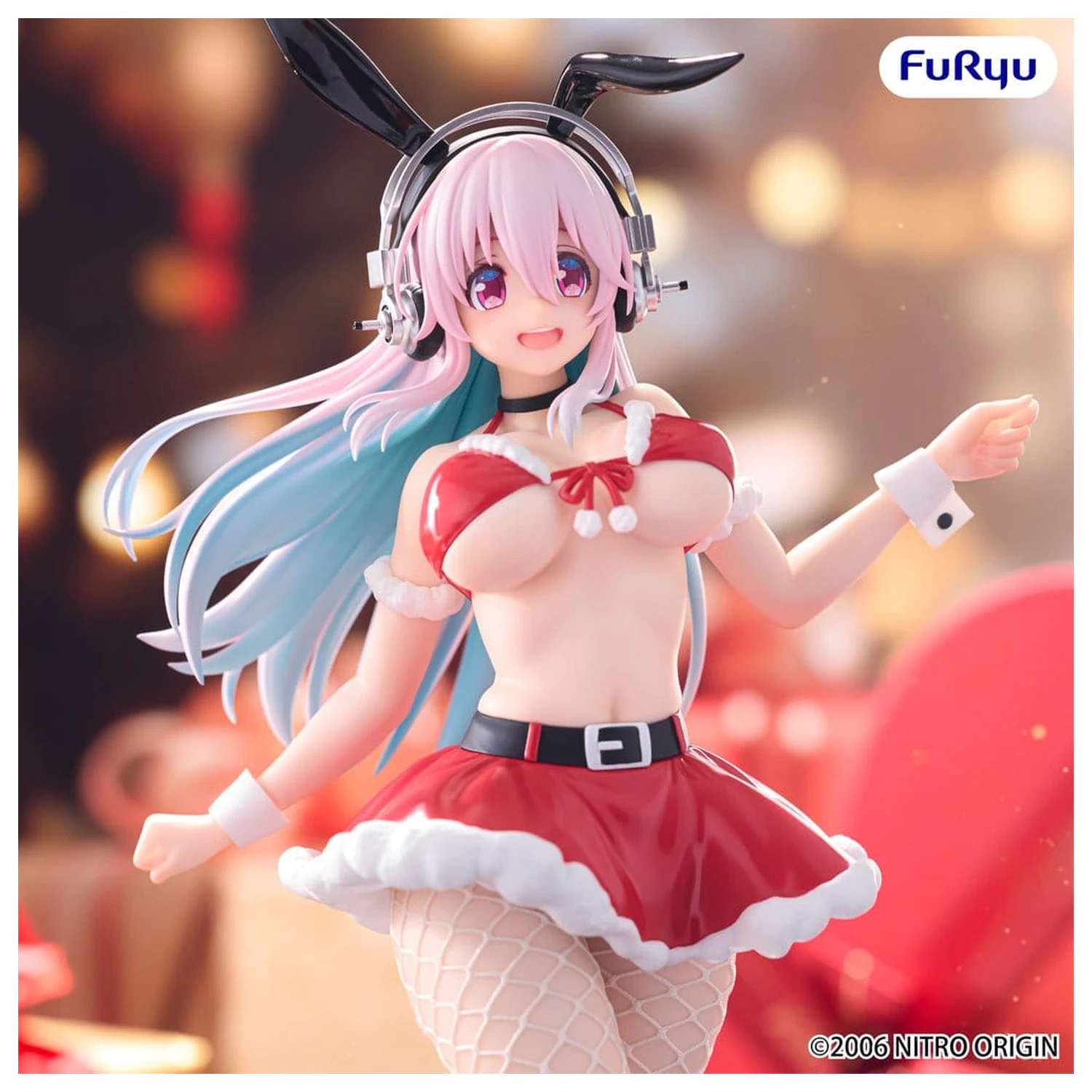 Super Sonico BiCute Bunnies PVC Figure Santa Ver. 30 cm product photo