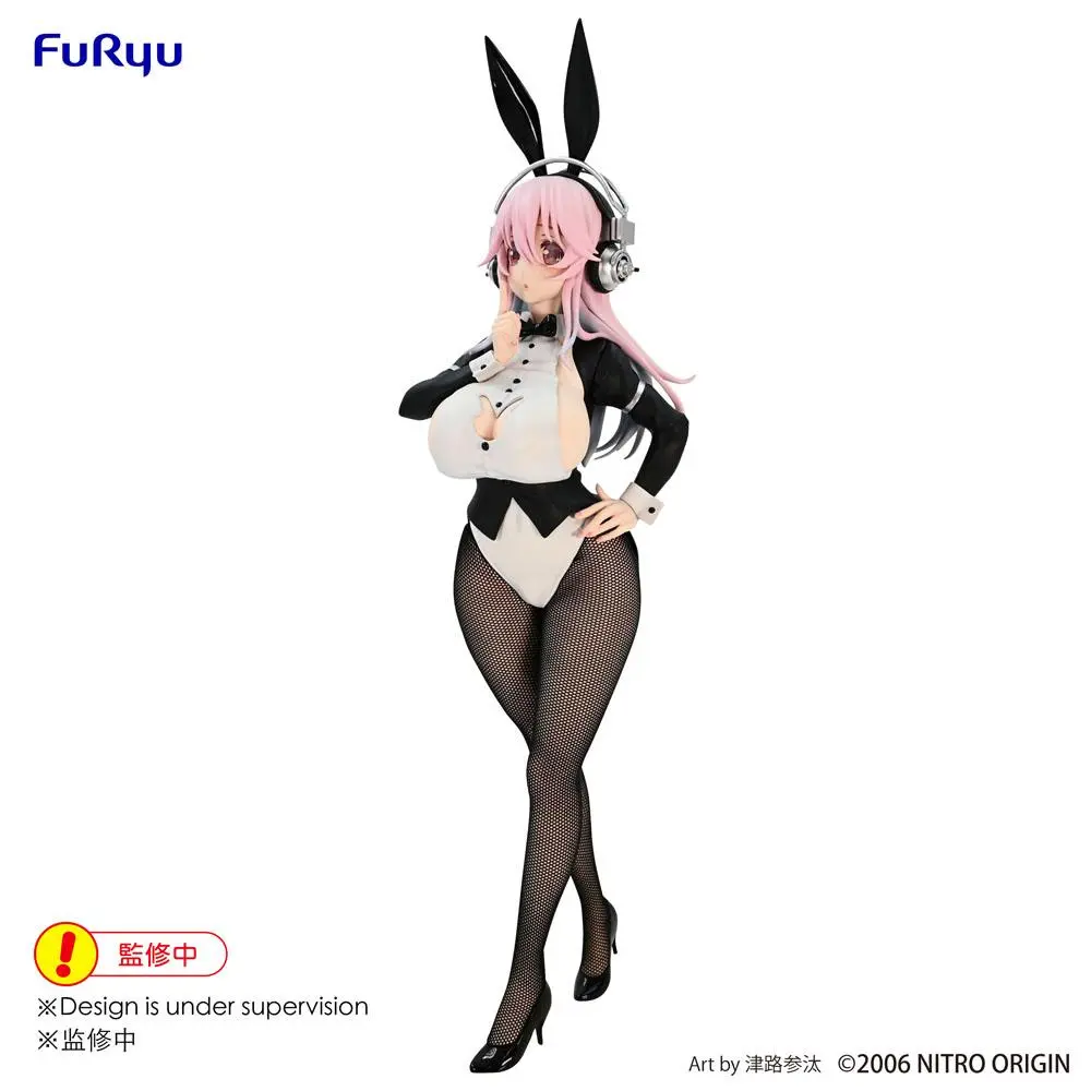Super Sonico BiCute Bunnies PVC Statue Super Sonico Newly Drawn Costume Ver. 30 cm product photo