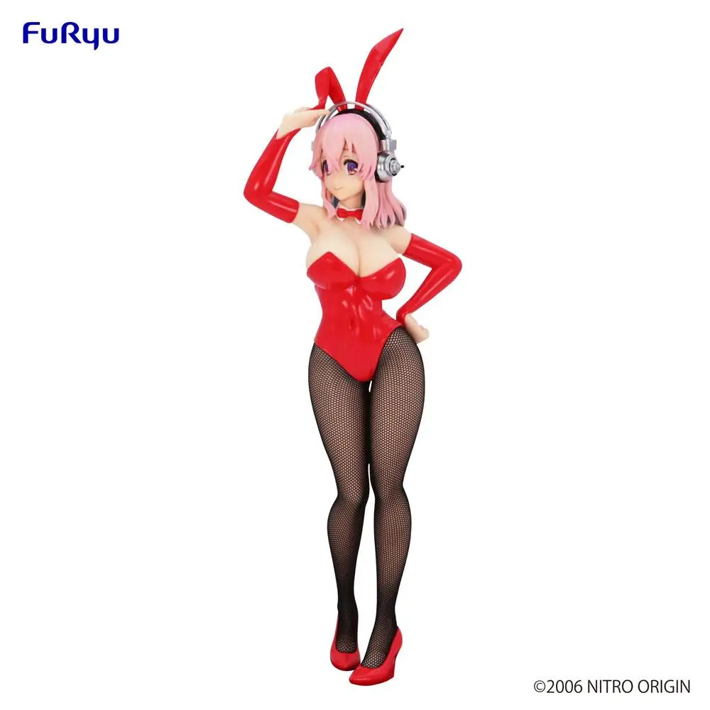 Super Sonico BiCute Bunnies PVC Statue Super Sonico Red Ver. 28 cm termékfotó