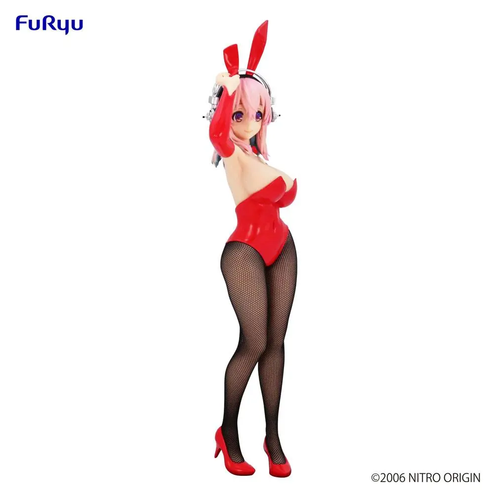 Super Sonico BiCute Bunnies PVC Statue Super Sonico Red Ver. 28 cm termékfotó