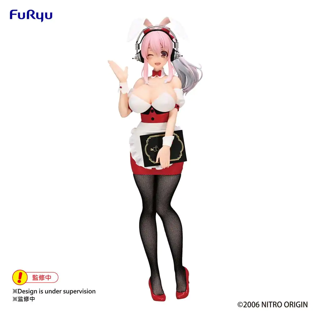 Super Sonico BiCute Bunnies PVC Statue Super Sonico Waitress Ver. 28 cm termékfotó