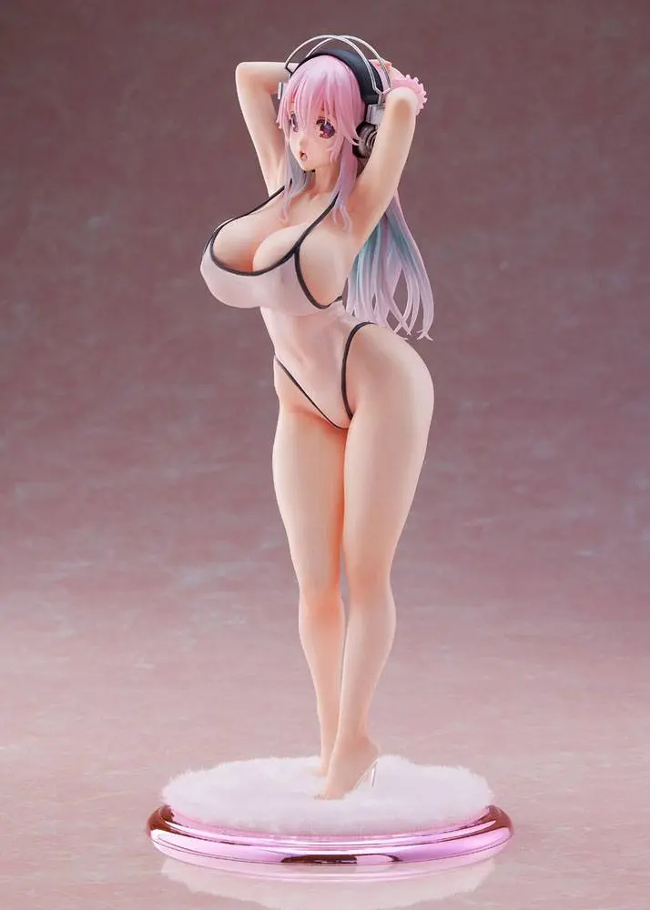 Super Sonico DreamTech PVC Statue 1/7 Super Sonico White Swimsuit Style 26 cm product photo