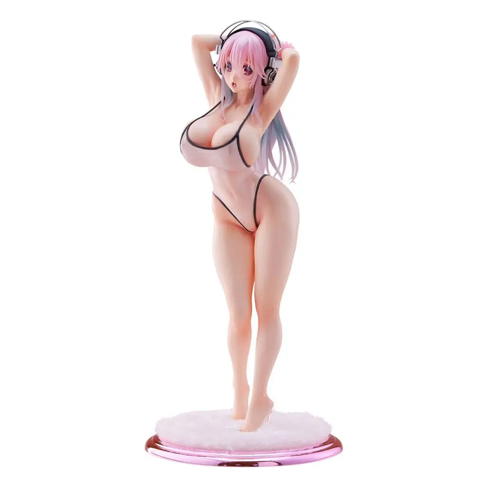 Super Sonico DreamTech PVC Statue 1/7 Super Sonico White Swimsuit Style 26 cm product photo