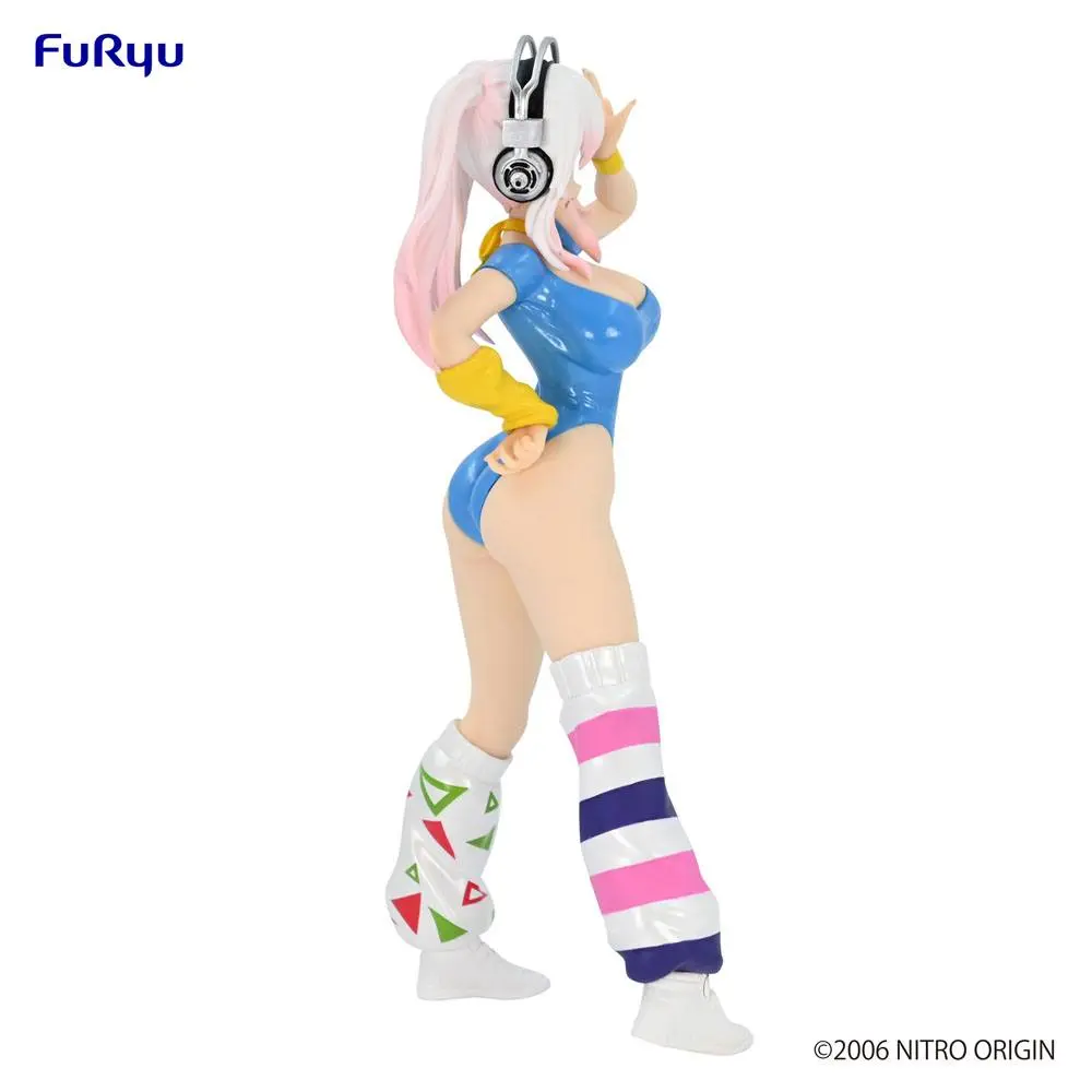 Super Sonico PVC Statue Super Sonico Concept Figure 80's/Another Color/Blue Ver. 18 cm termékfotó